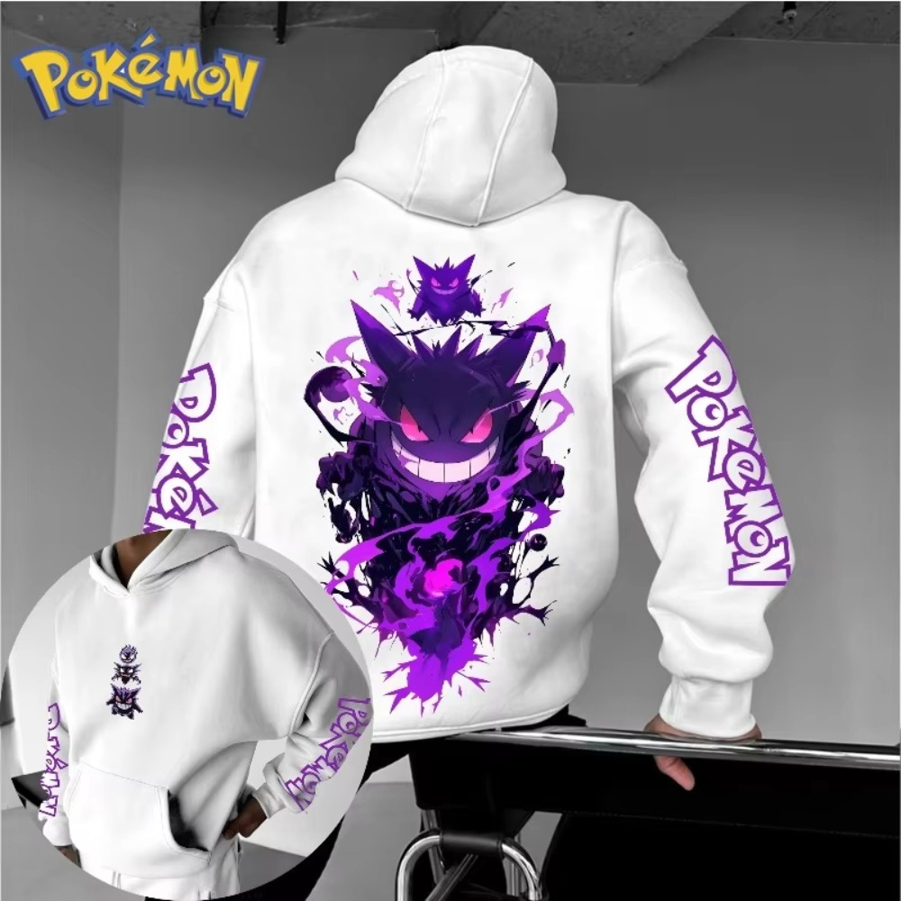Winter Clothing In Japan - Men's New Pokémon Anime Gengar Printed