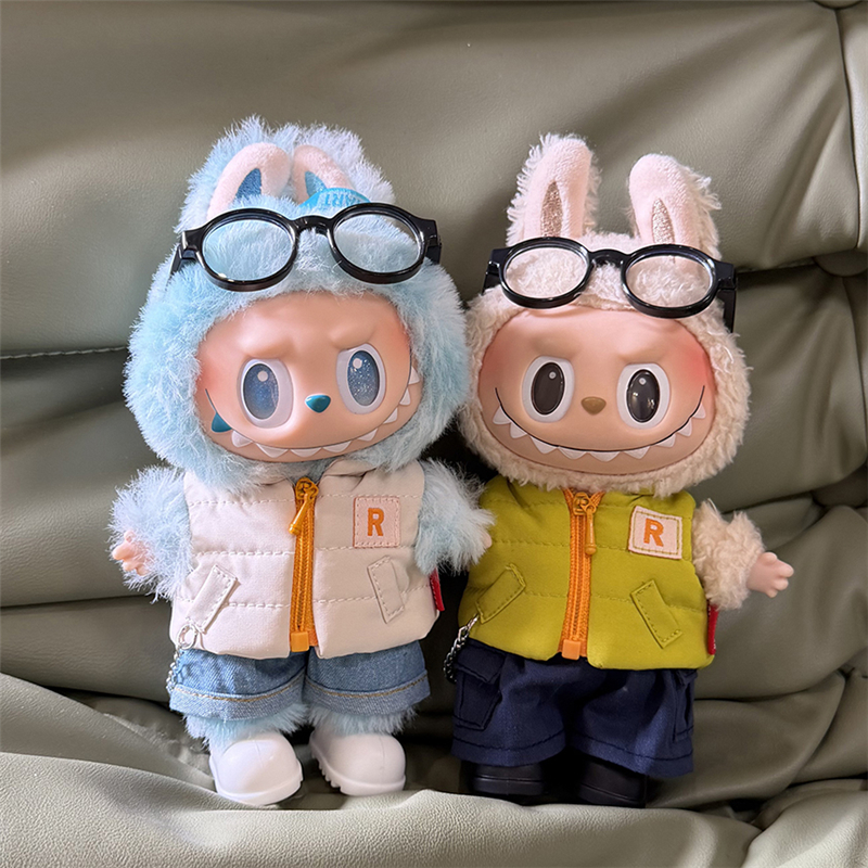 Winter Clothing Outfits - For 15 17cm Labubu Doll Down