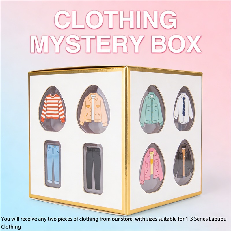 Winter Clothing Outfits - 15 17cm For Labubu Doll Blind