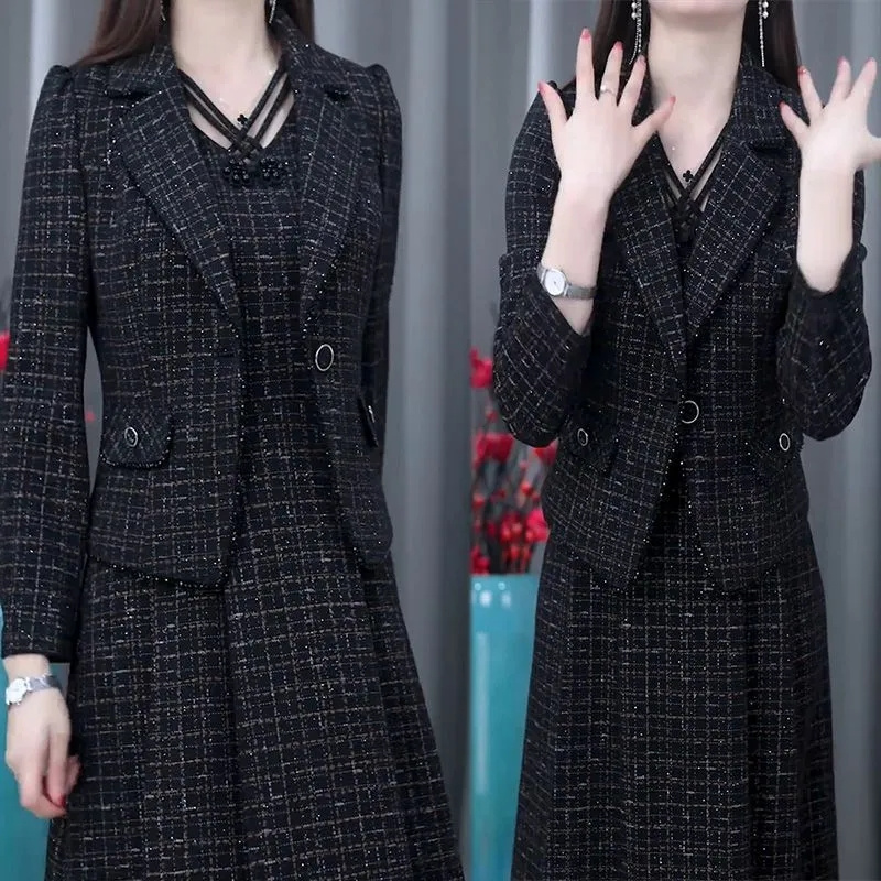 Winter Clothing Deals - Middle Aged Female Dress Sets Spring