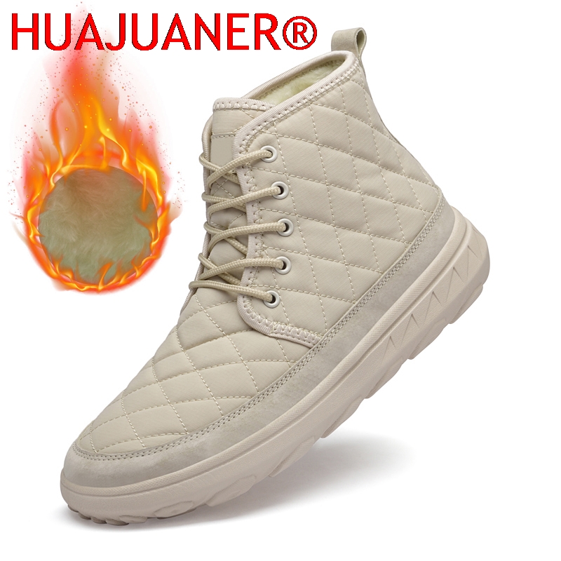 Winter Cloth - Cloth+pigskin Plush Fur Winter Men's Boots
