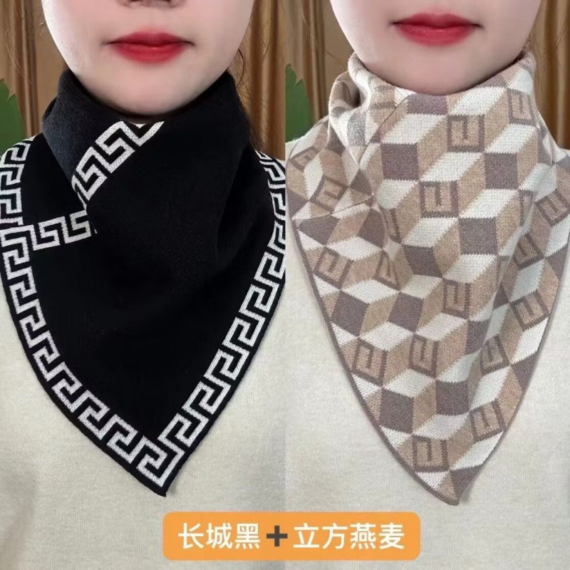 Winter New Triangle Neck Thick – Winter Clothing Korea Bewertung und Preis