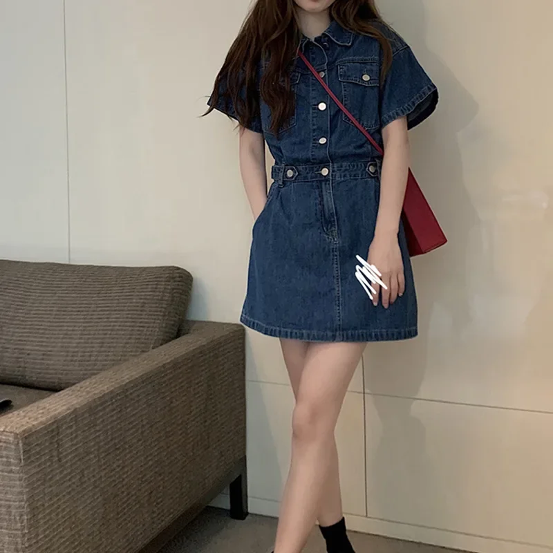New Sweet Women Denim Short Dr – Winter Clothing Korea Bewertung und Preis