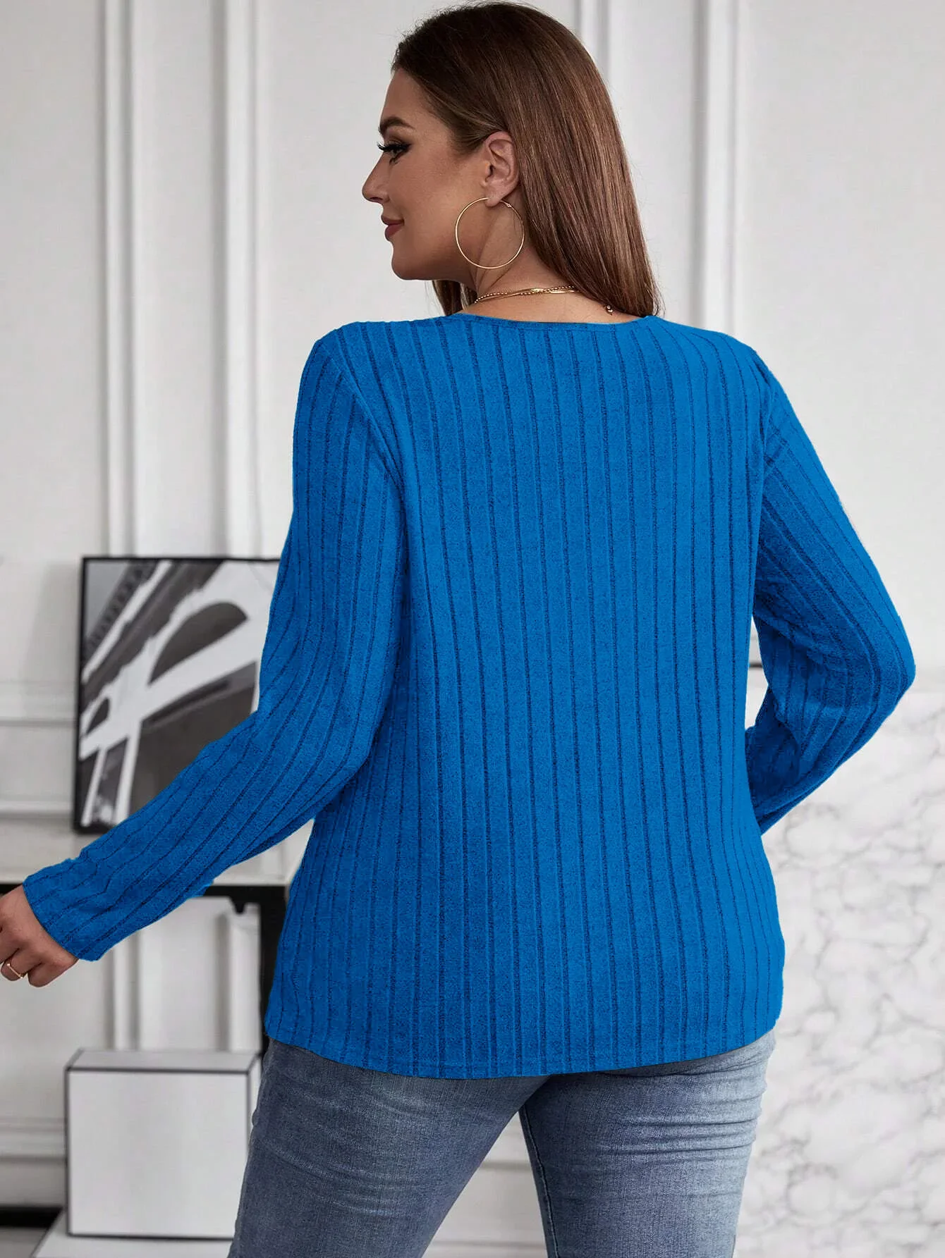 Plus Size Women's Fashionable  – Winter Clothing Color Bewertung und Preis