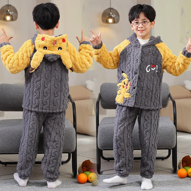 HOT Cartoon Pikachueds Pajamas – Winter Cloth Bewertung und Preis