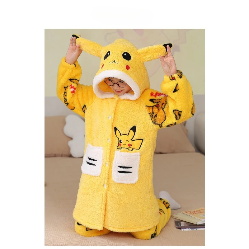 HOT Cartoon Pikachueds Pajamas – Winter Cloth Bewertung und Preis