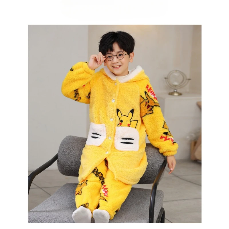 HOT Cartoon Pikachueds Pajamas – Winter Cloth Bewertung und Preis