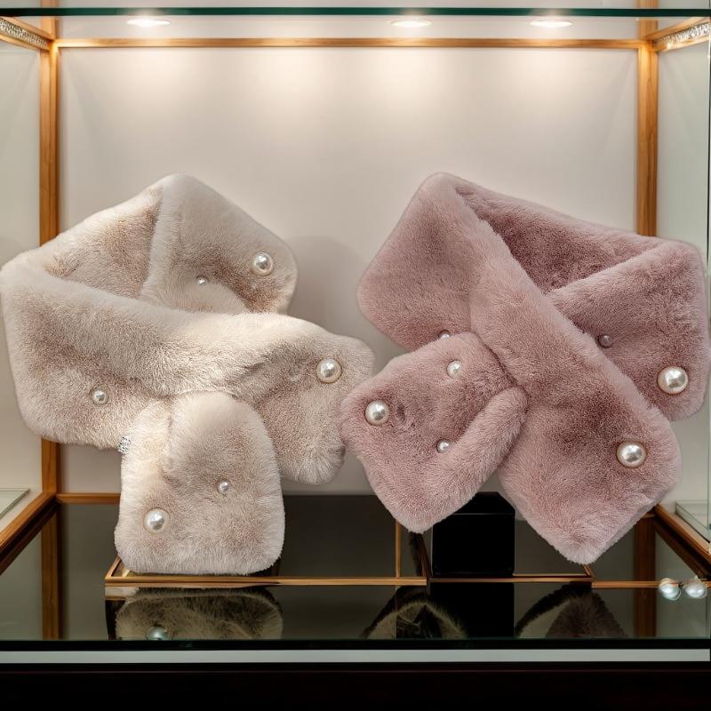 Women Fluffy Rabbit Fur Cross  – Winter Clothing Korea Bewertung und Preis