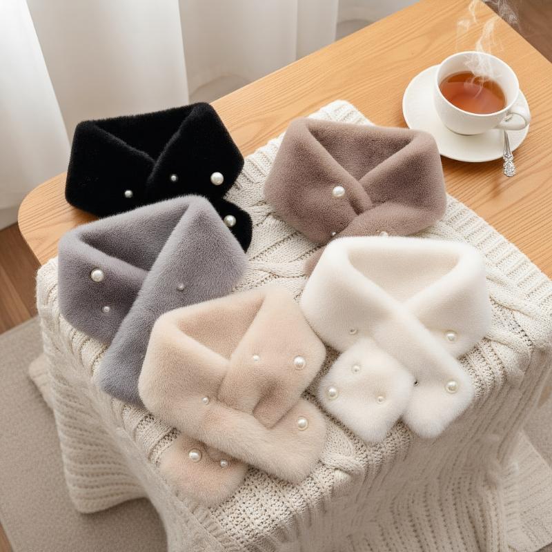 Women Fluffy Rabbit Fur Cross  – Winter Clothing Korea Bewertung und Preis