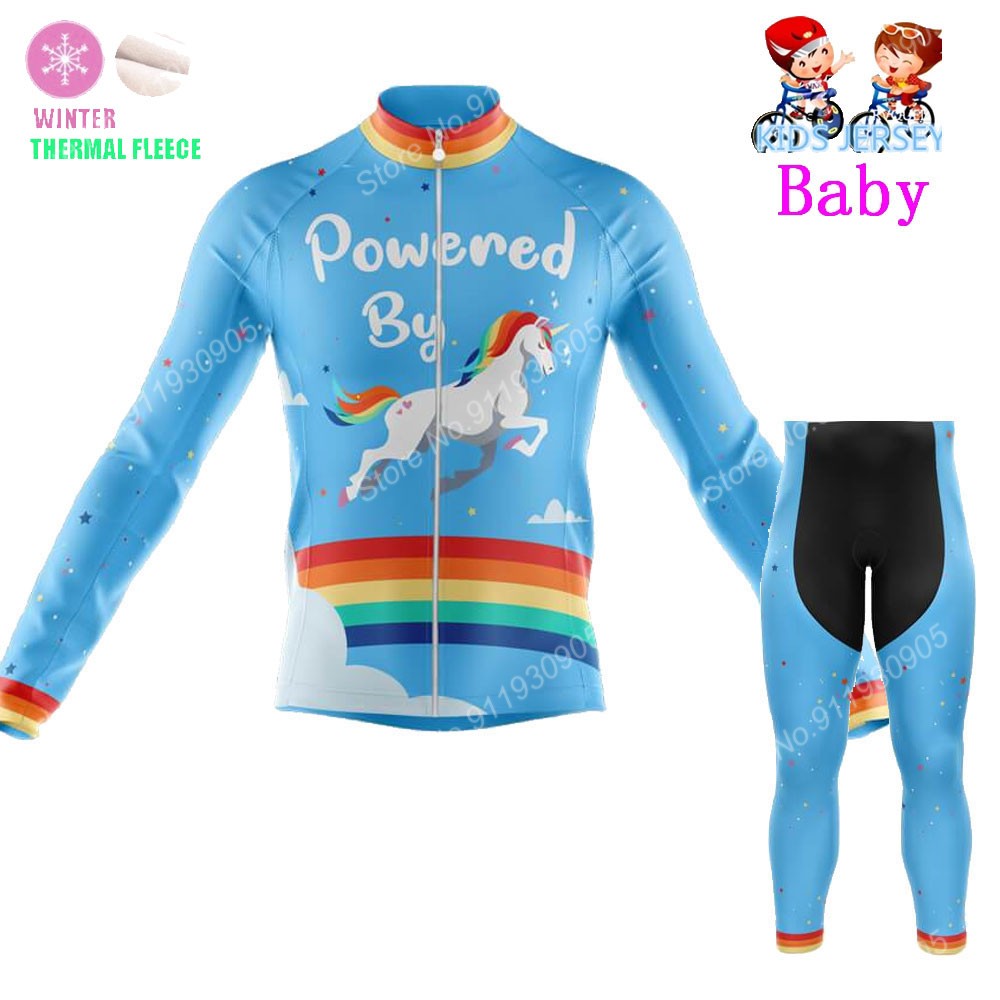 2022 Kids Unicorn Cycling Jers – Winter Clothing Boys Bewertung und Preis