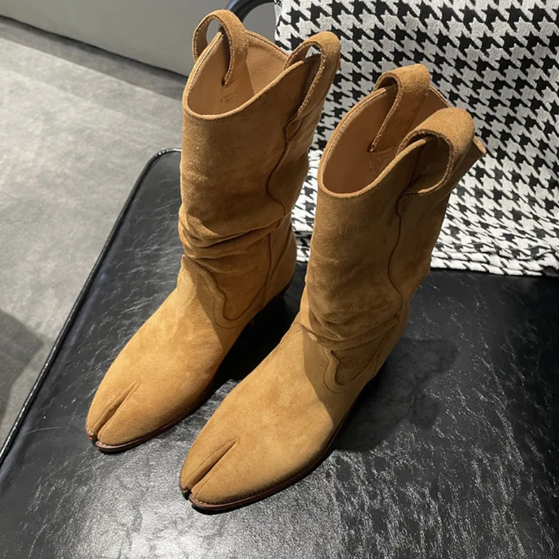 Fashion Vintage Boots Split To – Winter Clothing Korea Bewertung und Preis