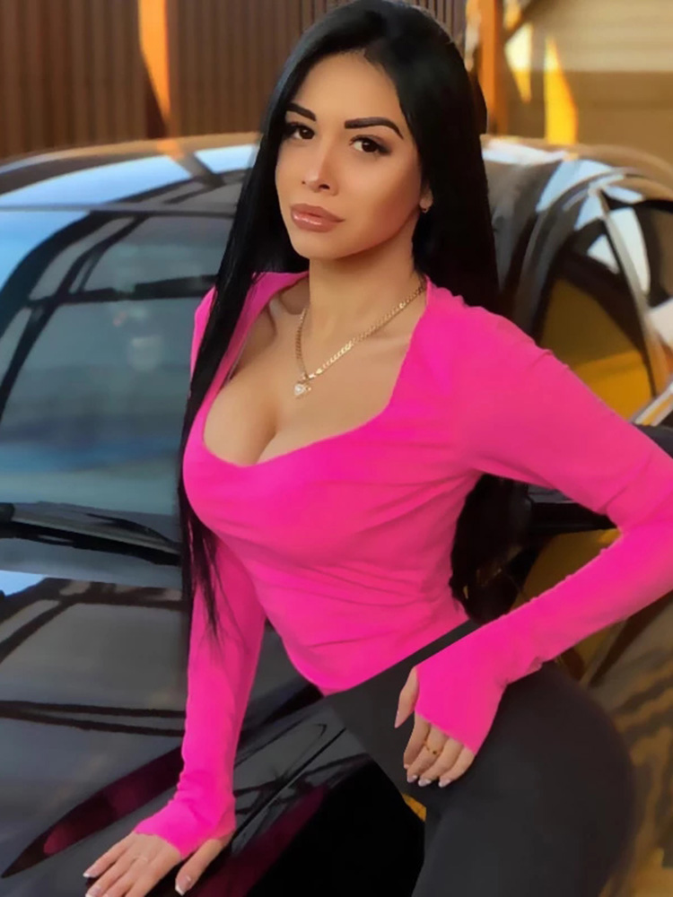 Orange Neon Bodysuit Women Lon – Winter Clothing Outfits Bewertung und Preis