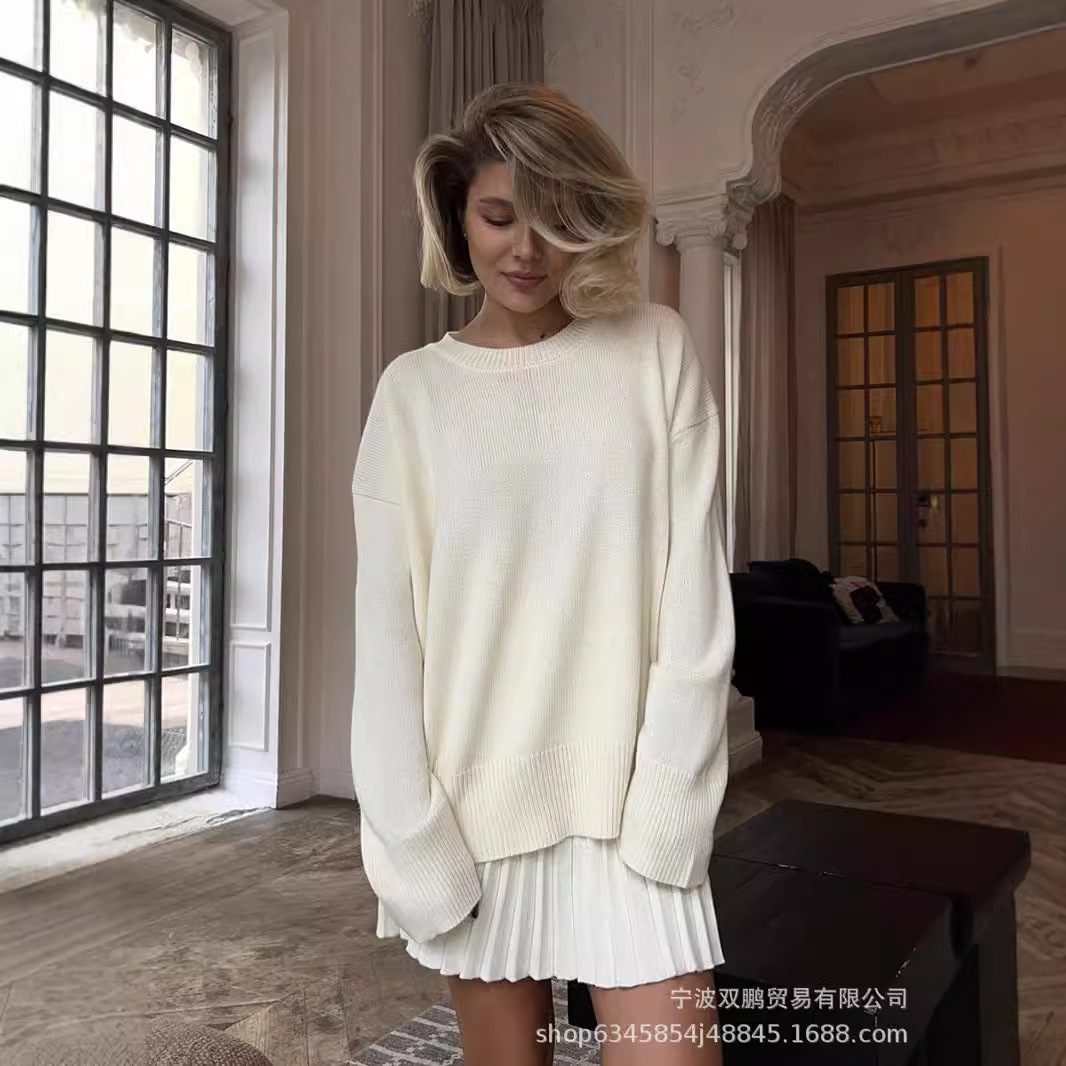 Autumn Solid Color O-neck Swea – Winter Clothing Color Bewertung und Preis