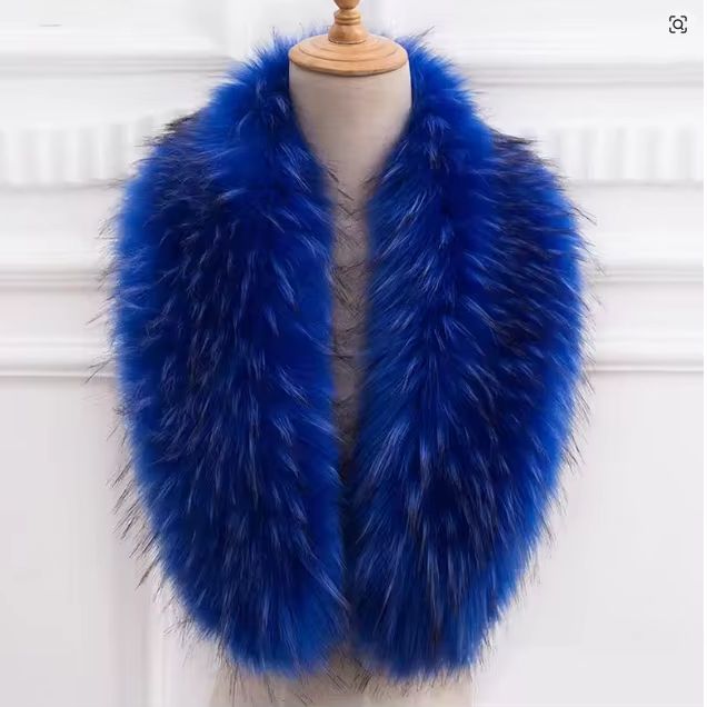 Natural Fur Collar Real raccoo – Winter Clothing Color Bewertung und Preis