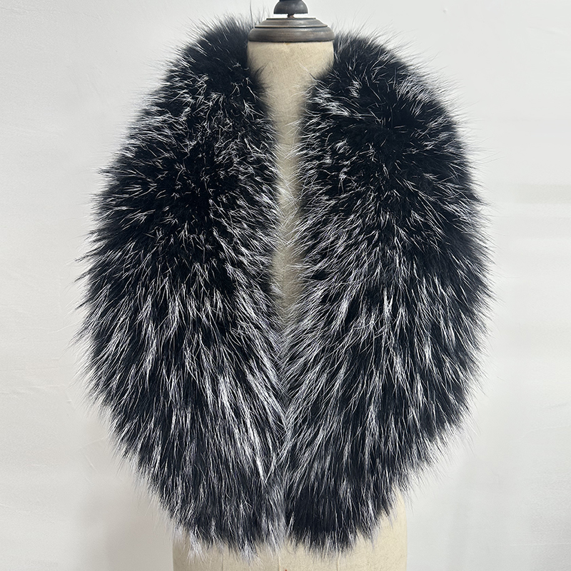 Natural Fur Collar Real raccoo – Winter Clothing Color Bewertung und Preis
