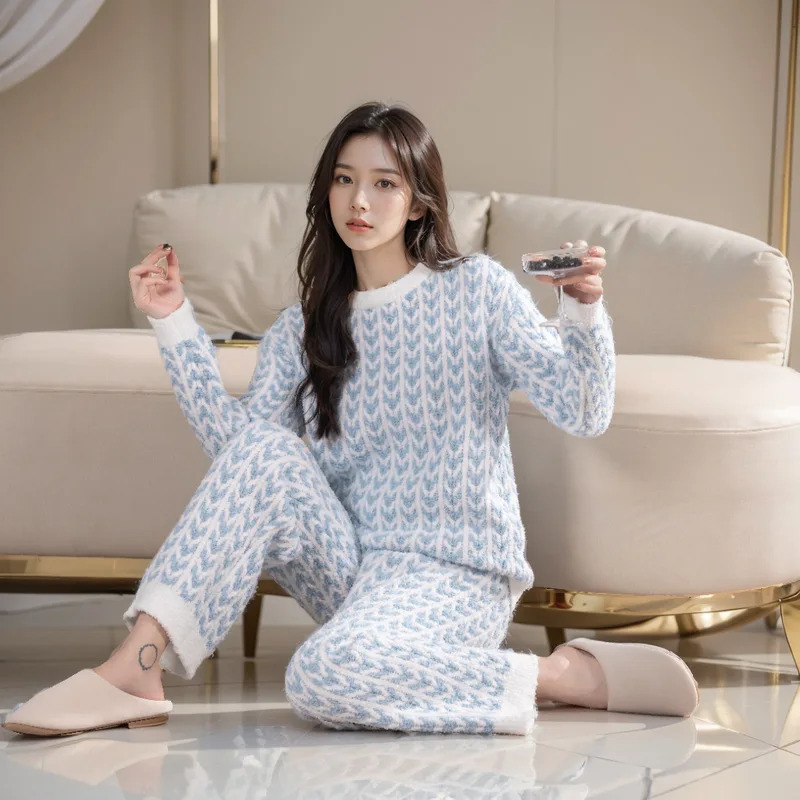 Ear of Wheat Pajamas Blue Long – Winter Clothing Youtube Bewertung und Preis