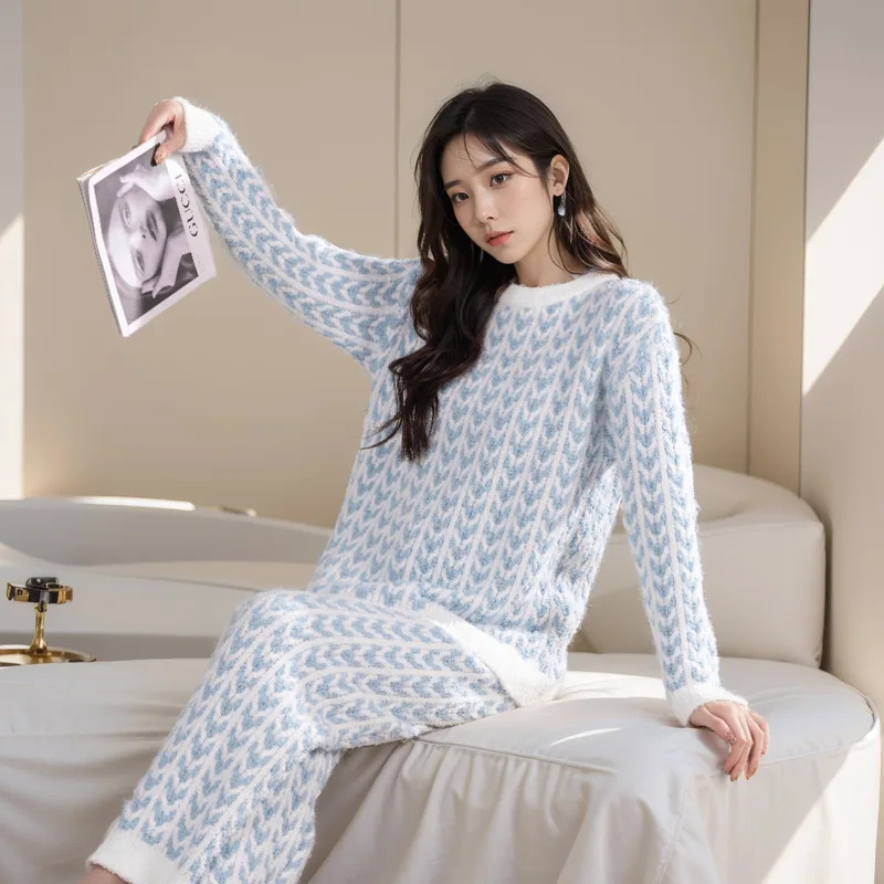 Ear of Wheat Pajamas Blue Long – Winter Clothing Youtube Bewertung und Preis