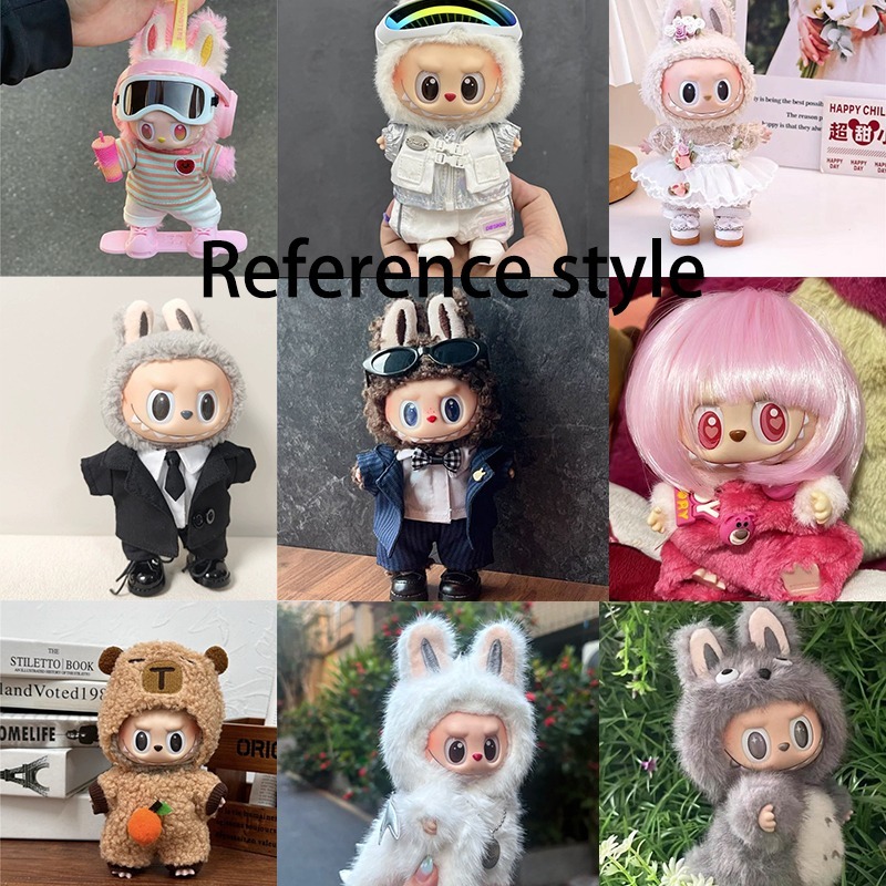 15 17cm For Labubu Doll Blind  – Winter Clothing Outfits Bewertung und Preis