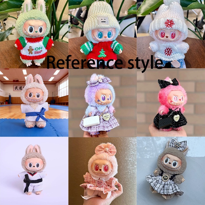15 17cm For Labubu Doll Blind  – Winter Clothing Outfits Bewertung und Preis