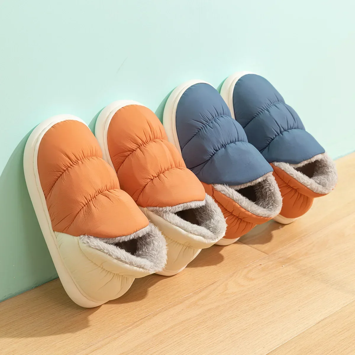 Women Men Slippers Winter Down – Winter Cloth Bewertung und Preis