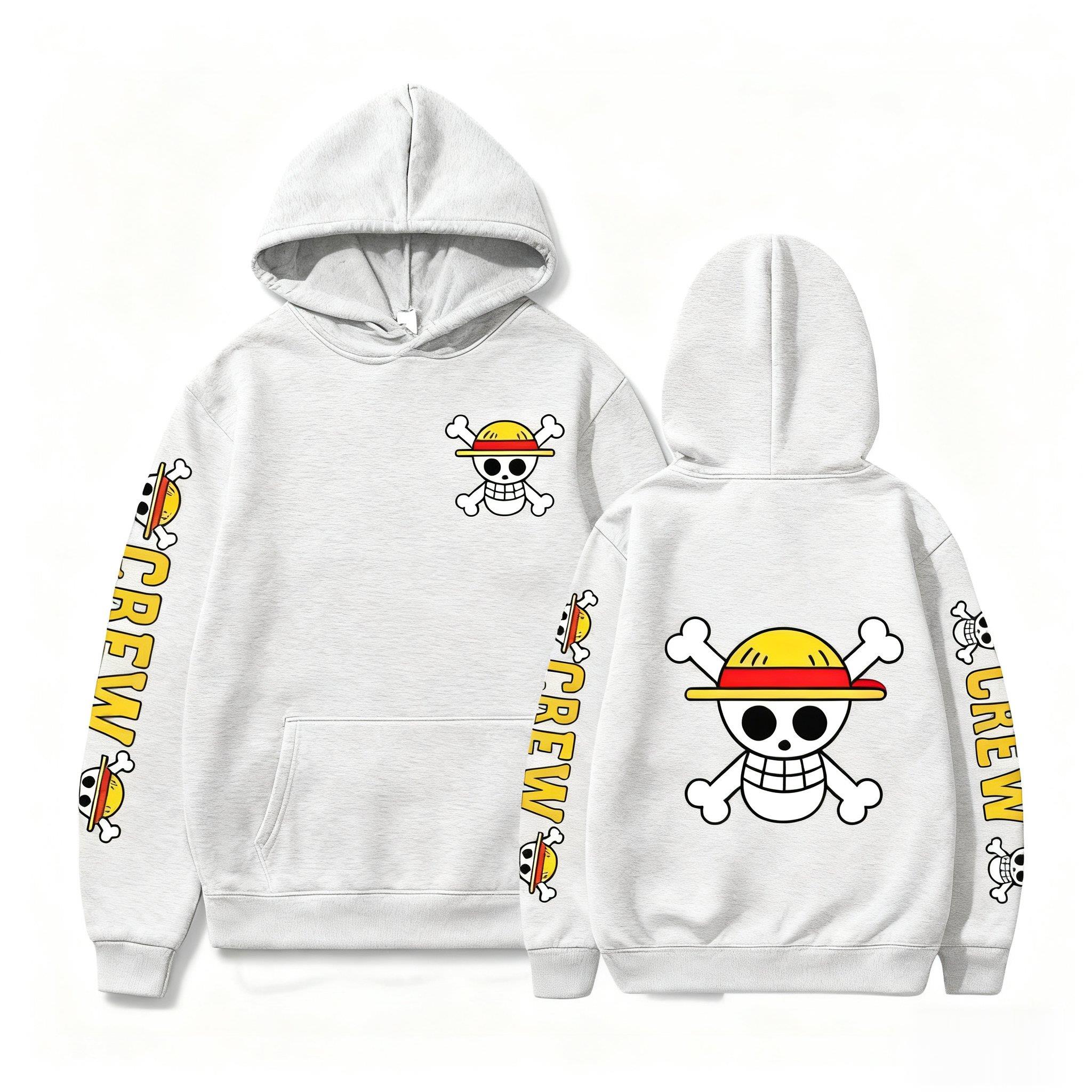 One Piece Skull Print Hoodie M – Winter Clothing In Japan Bewertung und Preis