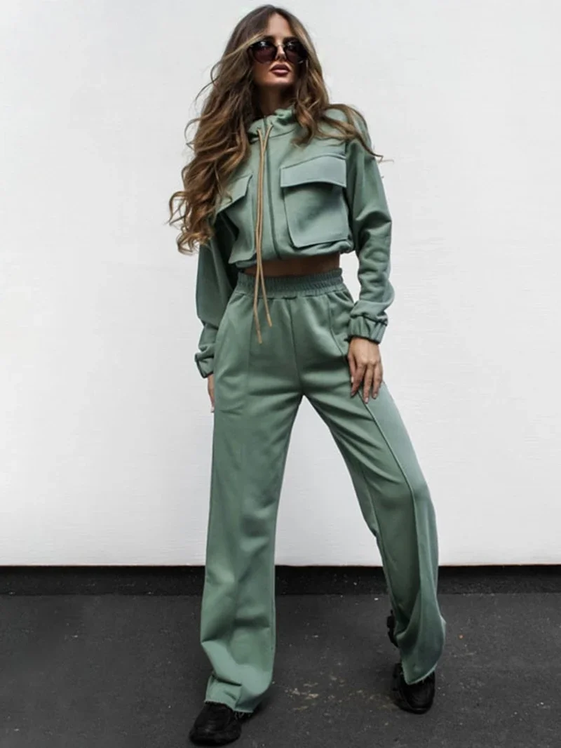 Streetwear 2 Piece Sets Women  – Winter Clothing Outfits Bewertung und Preis