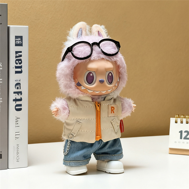 For 15 17cm Labubu Doll Solid  – Winter Clothing Color Bewertung und Preis