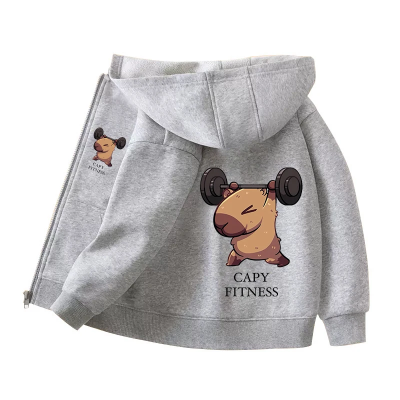Capybara Zipper Hoodies Coats  – Winter Clothing Boys Bewertung und Preis