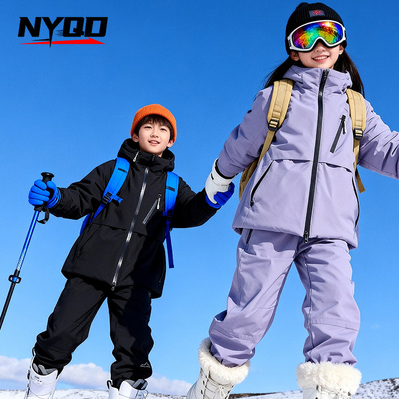 Children's Skiing Wear Top+Bot – Winter Clothing Boys Bewertung und Preis