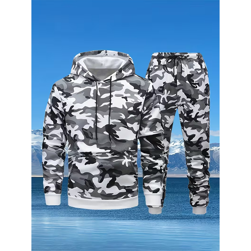 Autumn Camouflage 3D Print Hoo – Winter Clothing For Bewertung und Preis