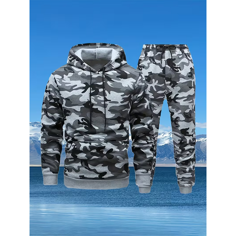 Autumn Camouflage 3D Print Hoo – Winter Clothing For Bewertung und Preis