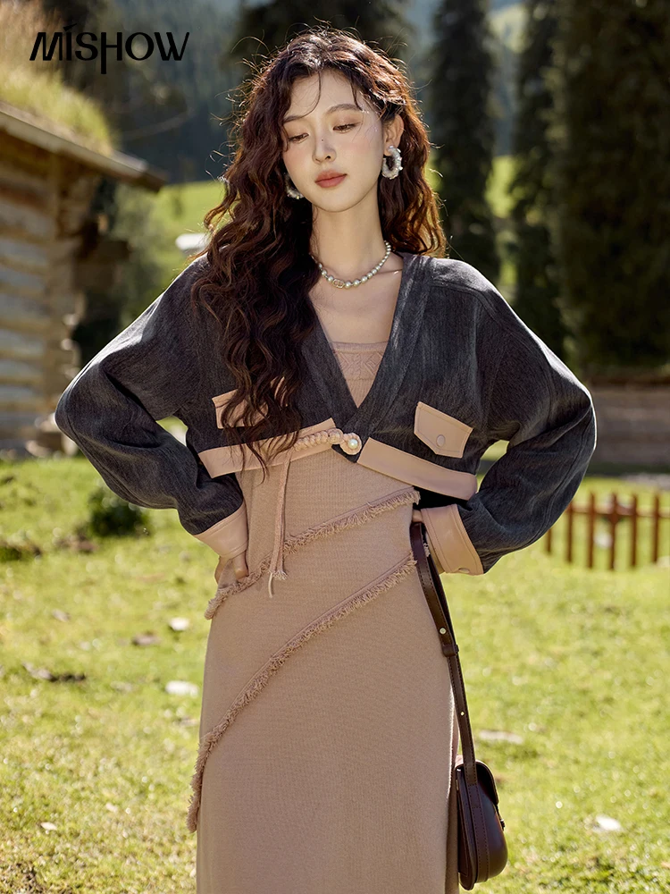 MISHOW Chenille Coat Knitted S – Winter Clothing Deals Bewertung und Preis