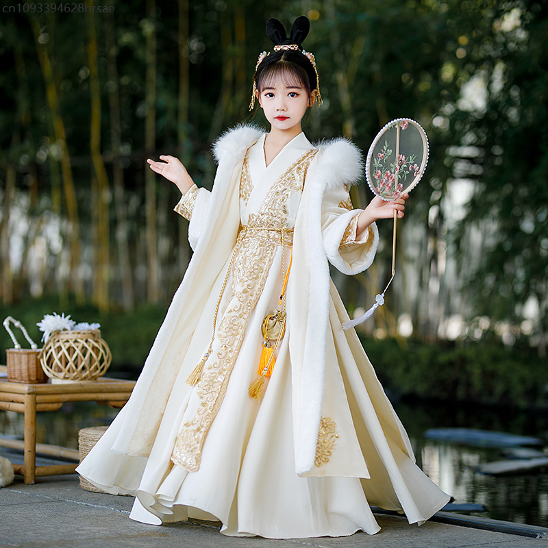New Winter Hanfu Children's An – Winter Clothing In Spanish Bewertung und Preis