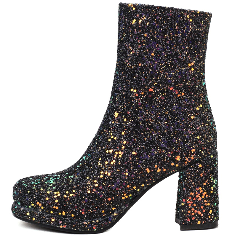 Luxury Sequined Women Ankle Bo – Winter Cloth Bewertung und Preis
