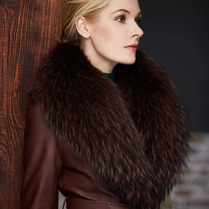Raccoon Fur Collar Female Wint – Winter Clothing Deals Bewertung und Preis